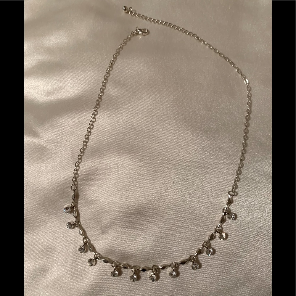 Necklace with crystals